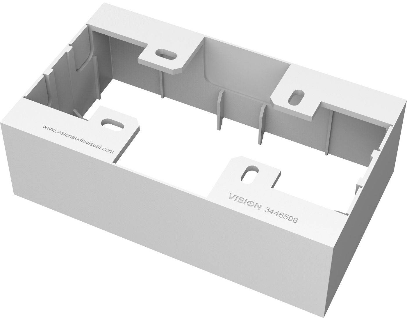 Vision Aluminium, 150x106x73mm, Wit-0