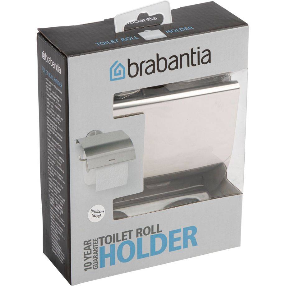 Brabantia toiletrolhouder Brilliant Steel-1