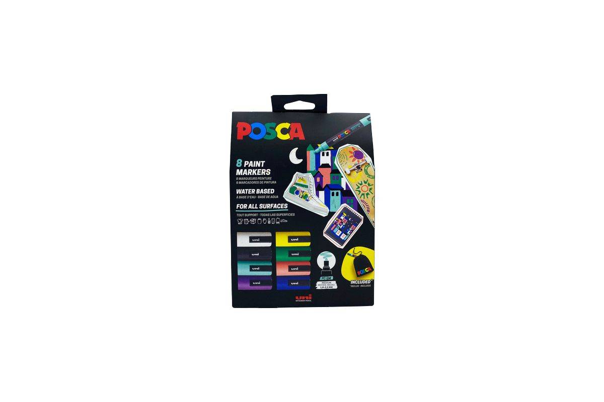 POSCA markerpen UNI PC-5M 8-delige actieset-1