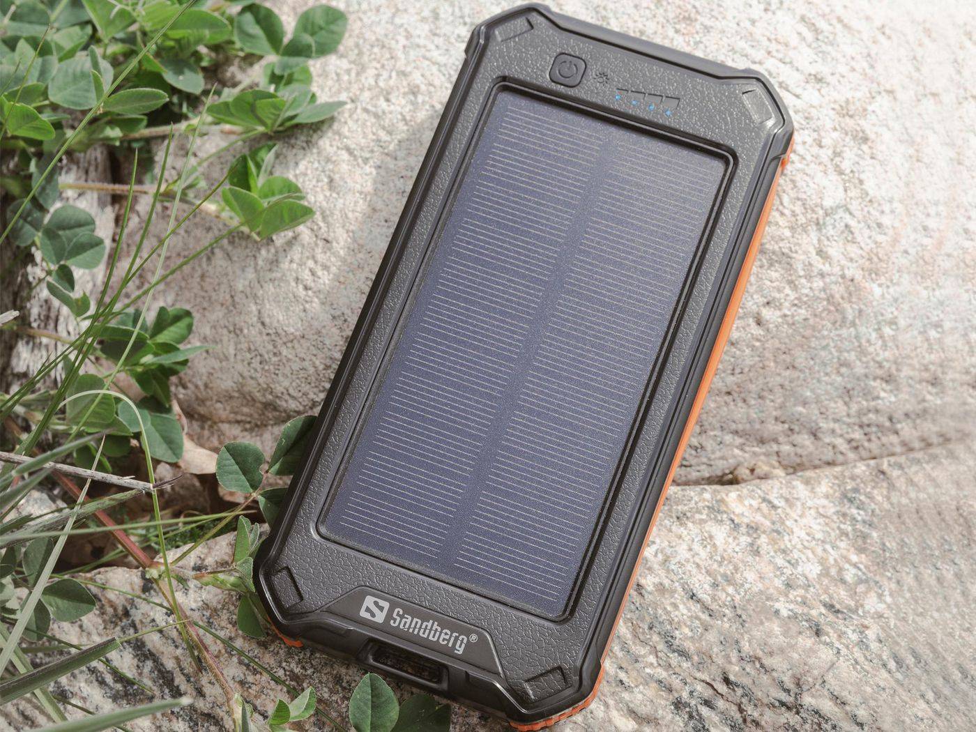 Symboolafbeelding voor Sandberg 3-in-1 zonne-energie powerbank 10000