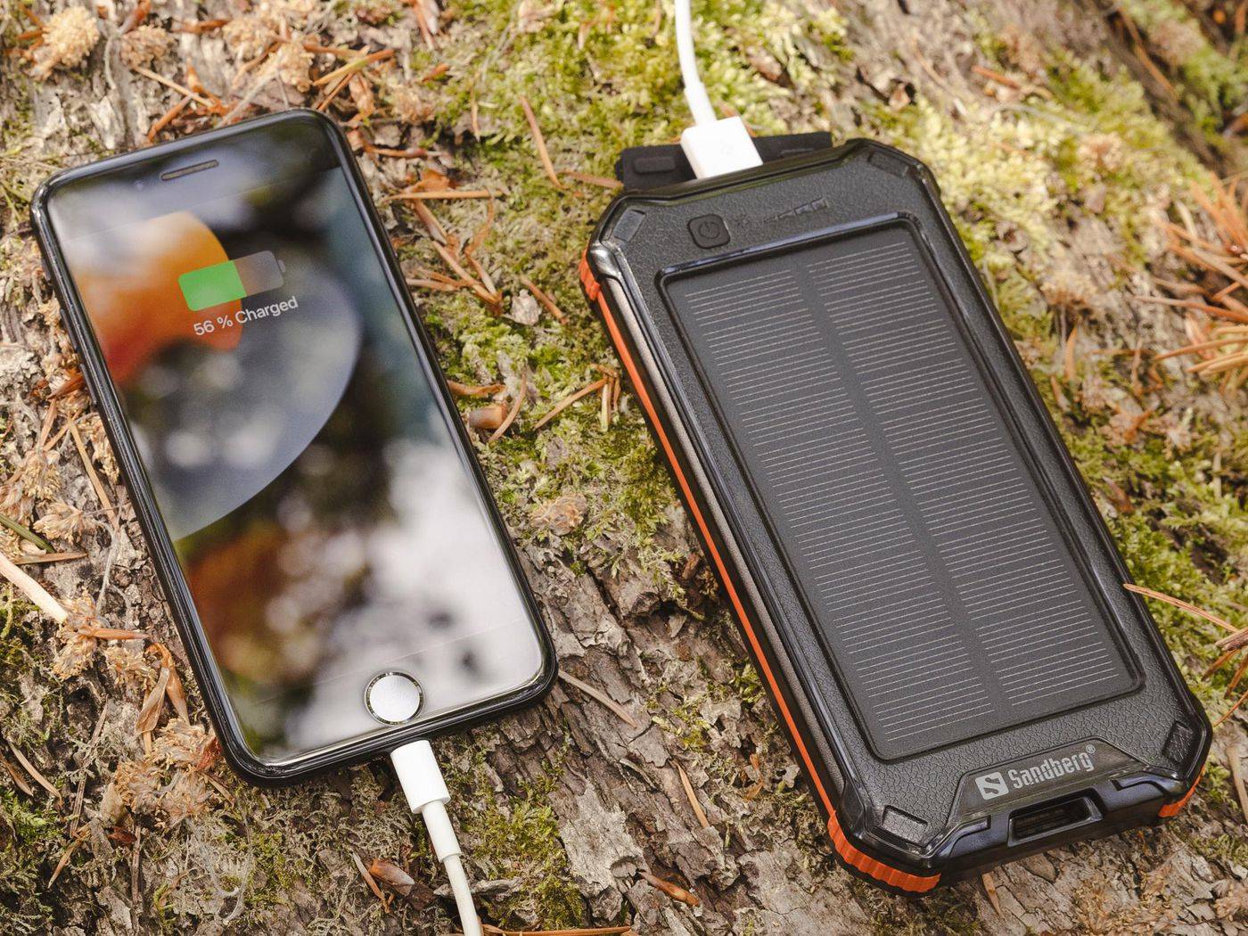 Symboolafbeelding voor Sandberg 3-in-1 zonne-energie powerbank 10000