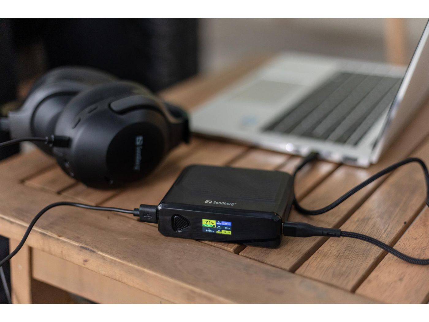 Symboolafbeelding voor Sandberg Travel Powerbank 20000 mAh is je redder in nood als je serieuze power nodig hebt onderweg