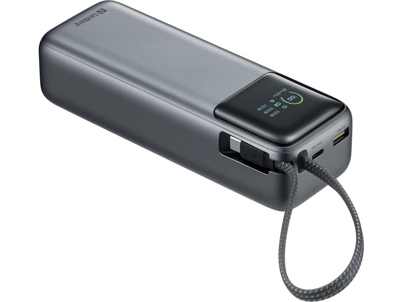 Sandberg All-in1 Powerbank 20000 PD130W levert tot 130W via USB-C-5