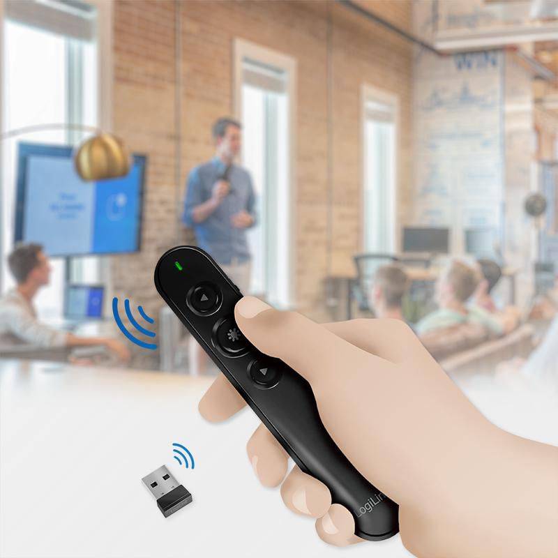 Symboolafbeelding voor LogiLink Presenter Wireless, 2,4 GHz, laserpointer, tot 15 meter