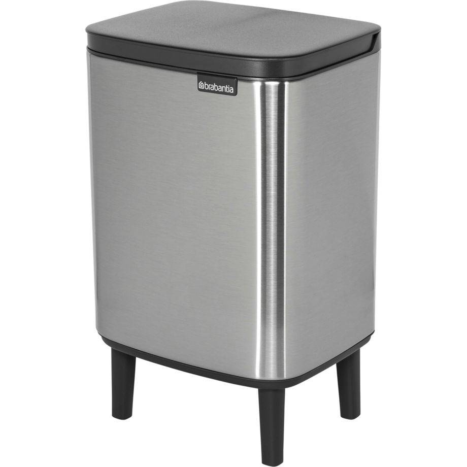 Brabantia BO prullenbak HI 7 l Mat staal Vingerafdrukbestendig-1