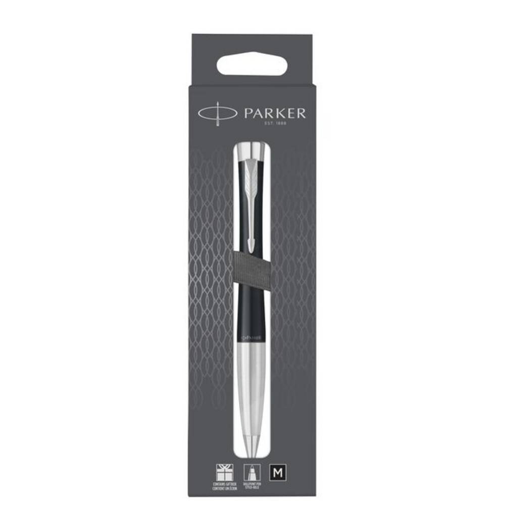 PARKER Balpen URBAN Mat Zwart CC M Zwarte Cadeauverpakking-0