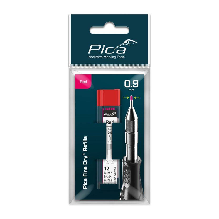 Pica Fine-Dry potloodset rood - SB-0