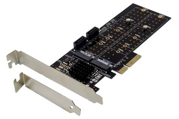Dawicontrol DC-644E RAID RAID-controller PCI Express x4 2.0 6 Gbit/s