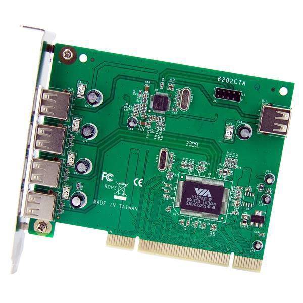 StarTech.com 7-poorts PCI USB-kaartadapter - PCI naar USB 2.0-controlleradapter-1