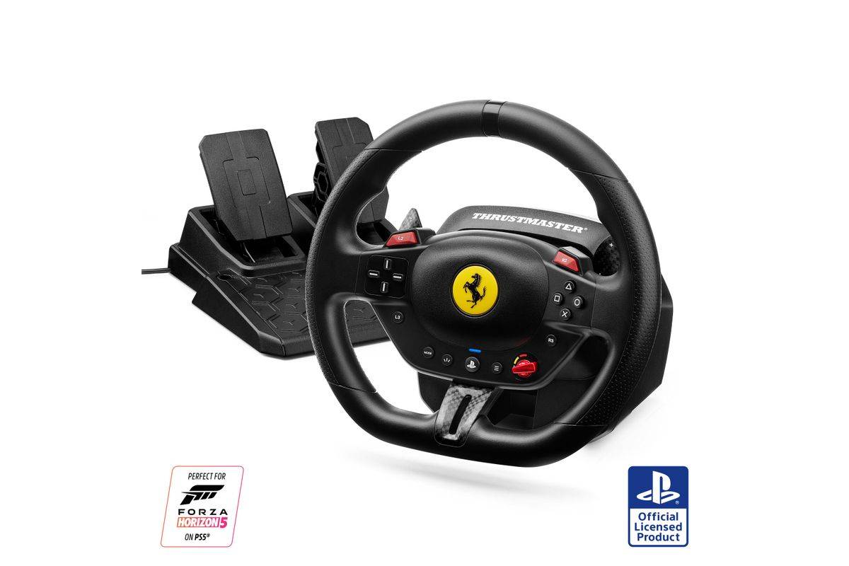 Thrustmaster T98-P FERRARI 296 GTB Zwart Stuurwiel + pedalen PC, PlayStation 4, PlayStation 5-0