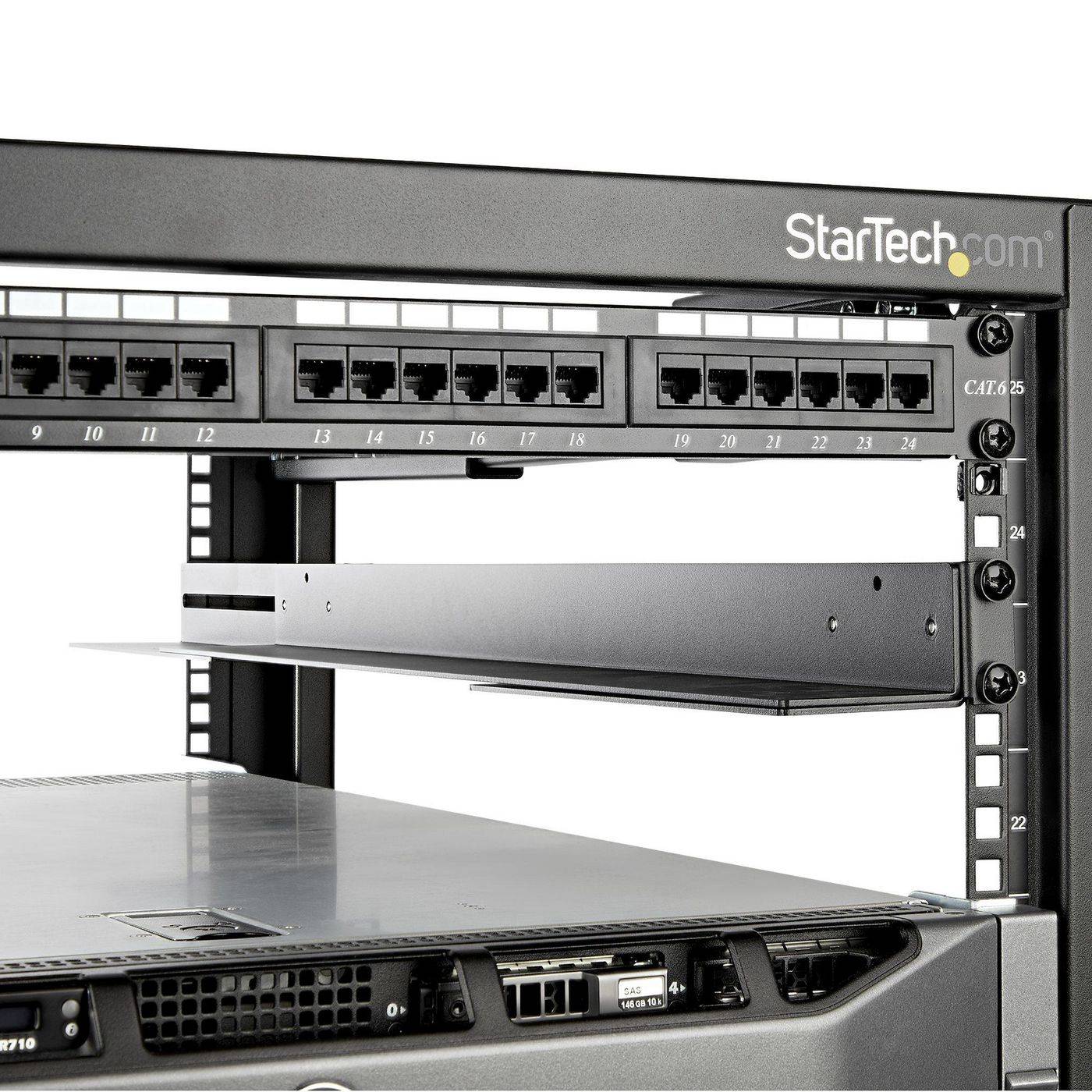 Symboolafbeelding voor StarTech.com 1U 19 inch serverrackrails - 24-36 inch verstelbare diepte - Universele 4-post rackmontagerails - Montagese