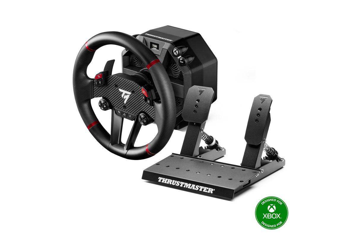 Thrustmaster T598X Zwart USB-stuurwiel + pedalen Analoog/digitaal PC, Xbox-0