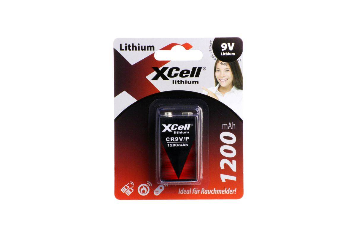 XCell 138482 huishoudbatterij, oplaadbare 9V lithiumbatterij-1