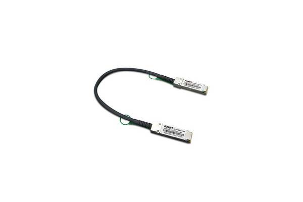 PLANET CB-DAQSFP-0.5 InfiniBand- en glasvezelkabel 0,5 m QSFP+ Zwart