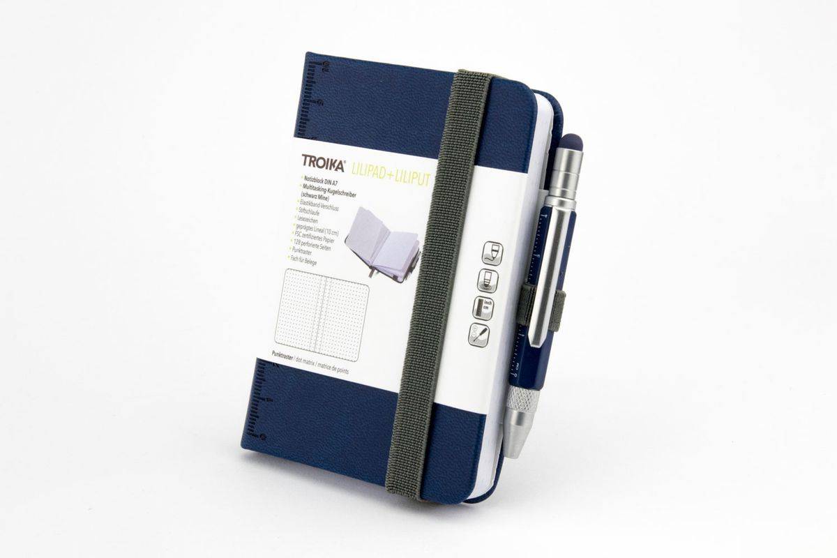 TROIKA NPP25/DB schrijfblok & schrijfpapier A7 128 vel Blauw-2