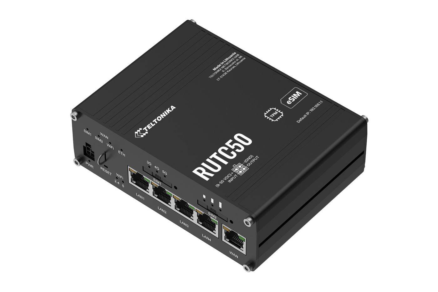 Teltonika Networks RUTC50 (EU) WiFi 6, 5G LTE-router, eSIM-1