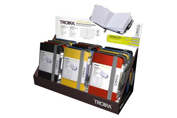 TROIKA CD127 schrijfblok & schrijfpapier A7 128 vellen in verschillende kleuren
