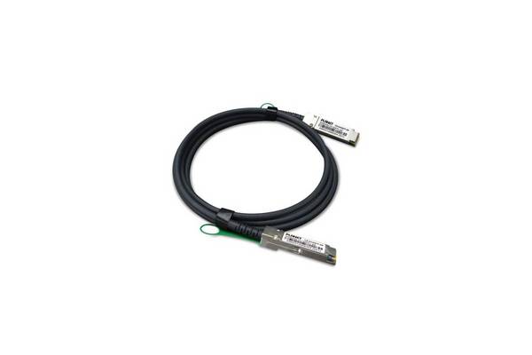 PLANET CB-DAQSFP-2M InfiniBand en Glasvezelkabel QSFP+ Zwart, Grijs