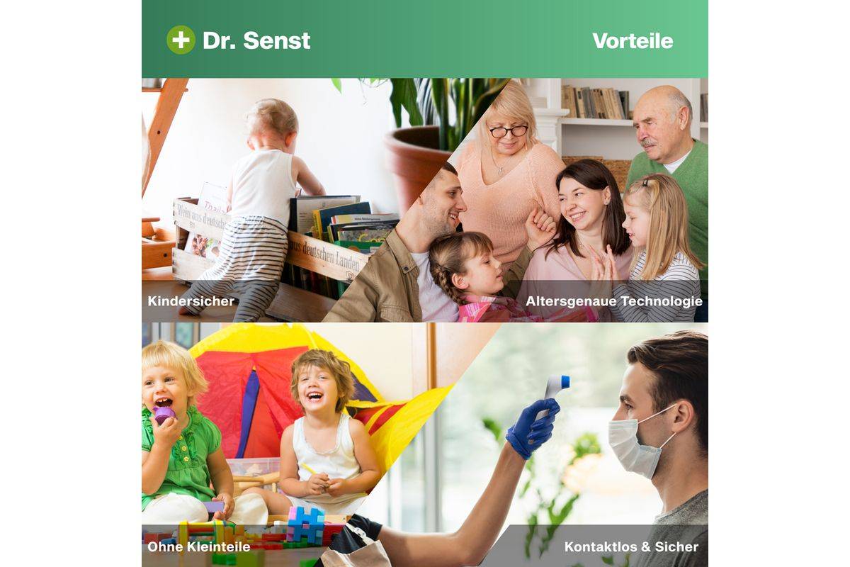 Dr. Senst infrarood voorhoofdthermometer DET-306-1