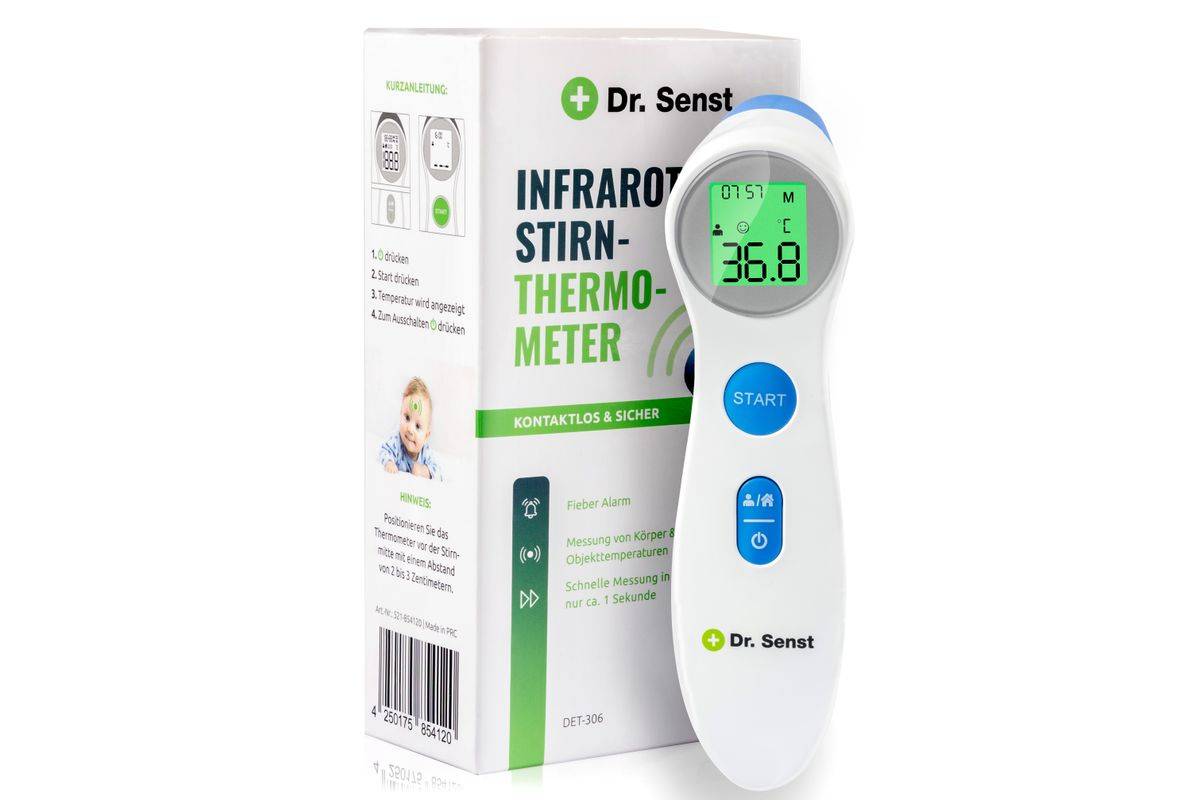 Dr. Senst infrarood voorhoofdthermometer DET-306-2