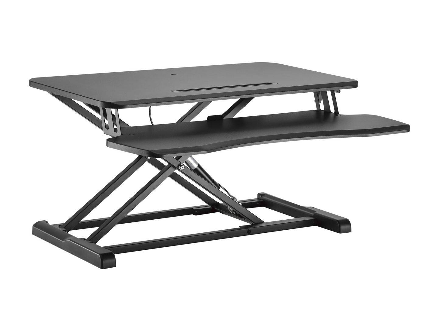 Equip ERGO monitortafel met zit-sta bankverhoger zwart 15kg-1