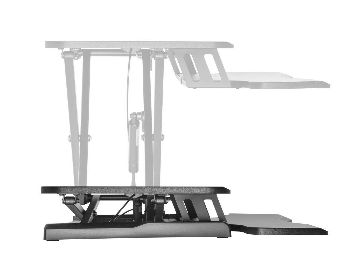 Equip ERGO monitortafel met zit-sta bankverhoger zwart 15kg-3