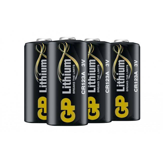 GP Lithium CR123A, verpakking van 4 stuks-2