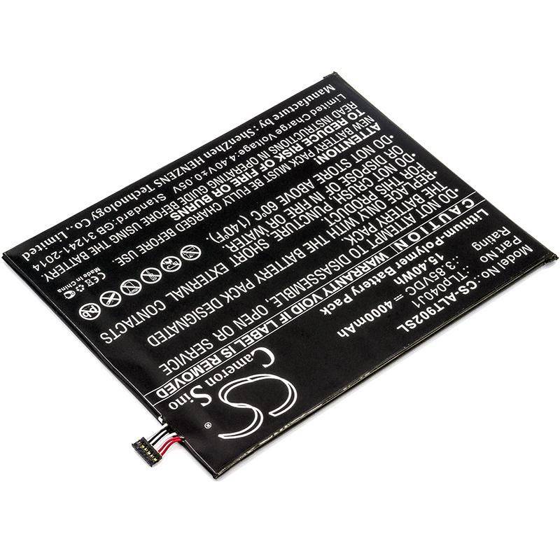 CoreParts-accu voor Alcatel Mobile 15,20 Wh Li-ion 3,8 V 4000 mAh, 9024 W, A30-tablet, A30-tablet 4G LTE-1