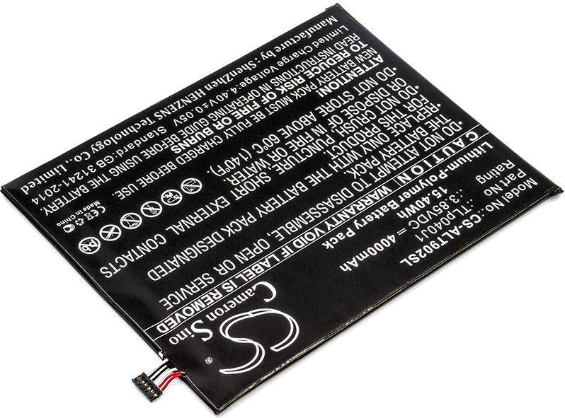 Symboolafbeelding voor CoreParts-accu voor Alcatel Mobile 15,20 Wh Li-ion 3,8 V 4000 mAh, 9024 W, A30-tablet, A30-tablet 4G LTE