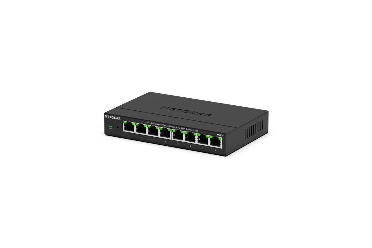 NETGEAR MS308 Onbeheerde 2,5G Ethernet (100/1000/2500) Zwart-0