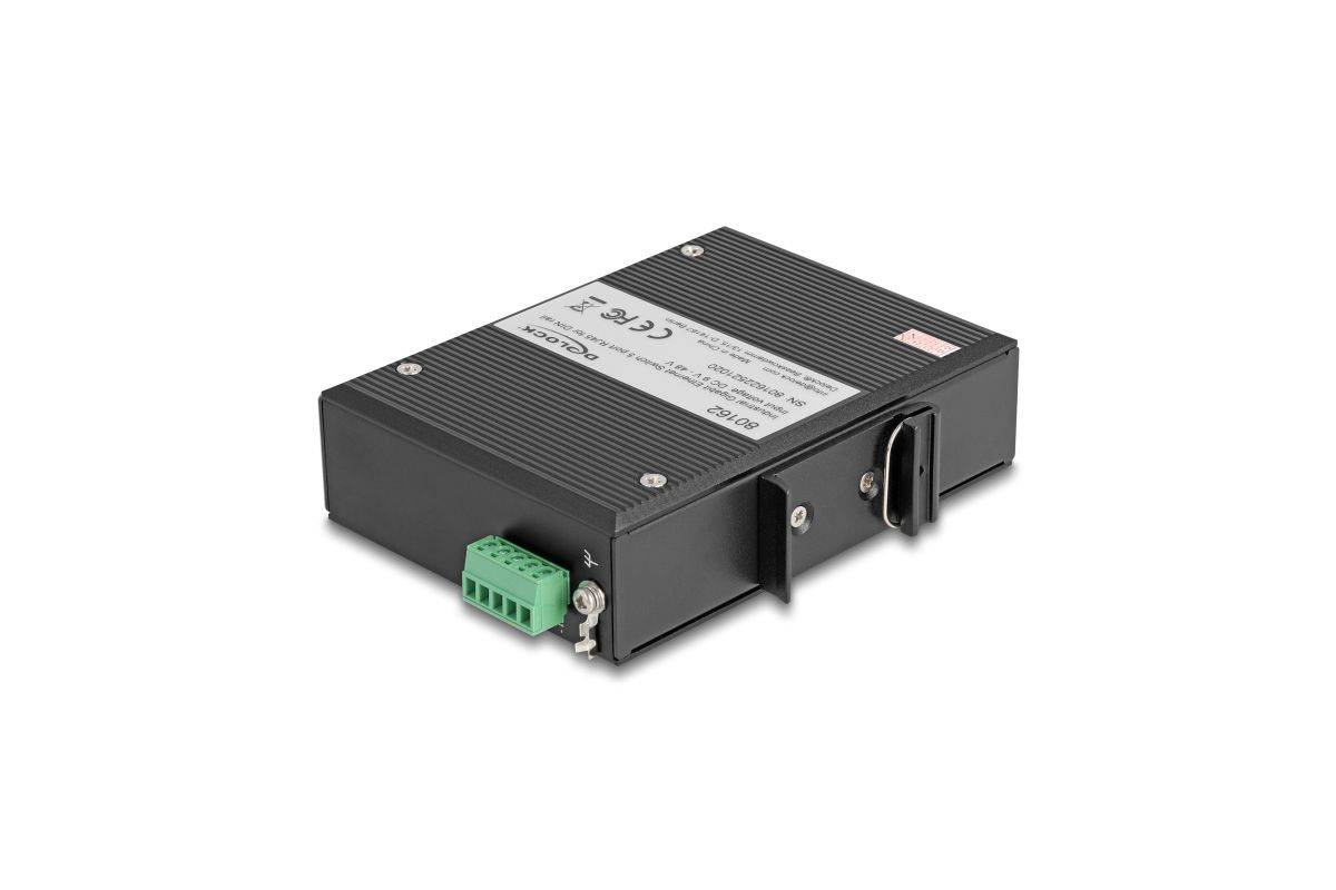 Delock Industrial Gigabit Ethernet Switch 5 Port RJ45 for DIN rail-1
