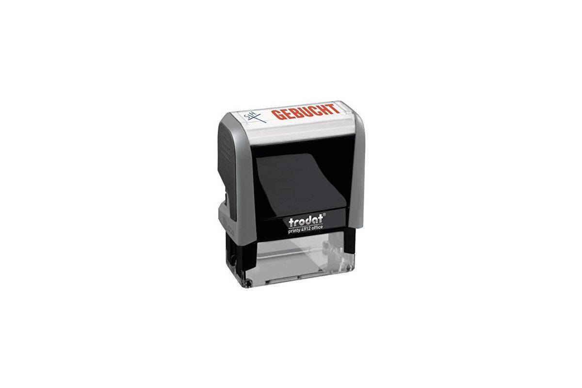 Wedo 51 4912212 Stempel met eigen inktsysteem, tekststempel van kunststof-0