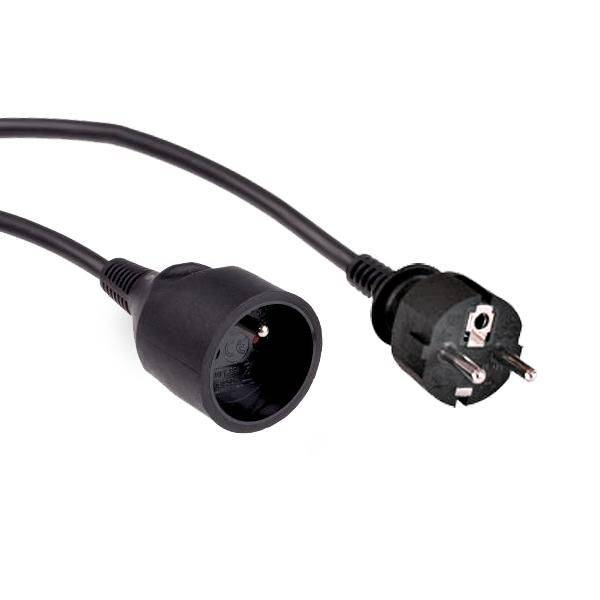 LOGON PROFESSIONAL VERLENGKABEL 3Gx1,5 - 3M - ZWART