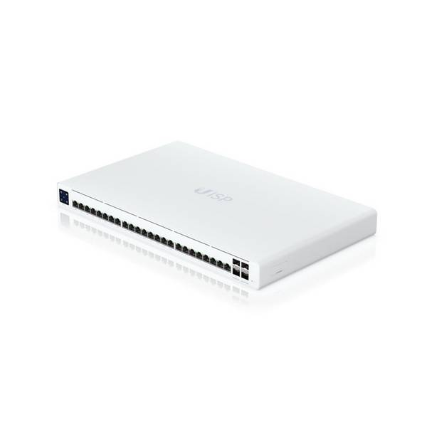 Ubiquiti UISP Switch Pro, 1,3" LCM, 24x GbE RJ45, 4x 10G SFP+
