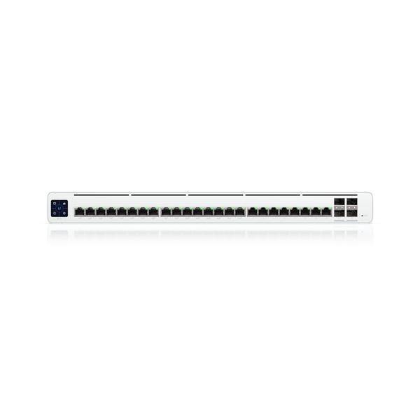 Ubiquiti UISP Switch Pro, 1,3" LCM, 24x GbE RJ45, 4x 10G SFP+-2