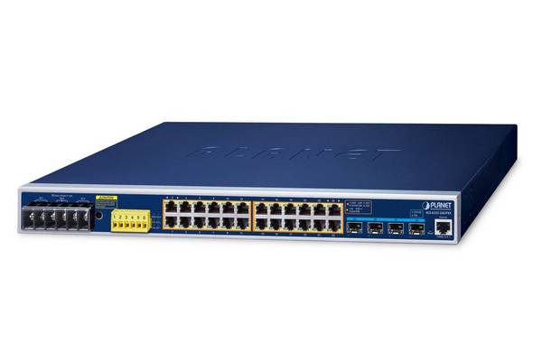 PLANET IGS-6325-24UP4X netwerkswitch, beheerde L3 Gigabit Ethernet (10/100/1000), Power over Ethernet (PoE), 1U, blauw