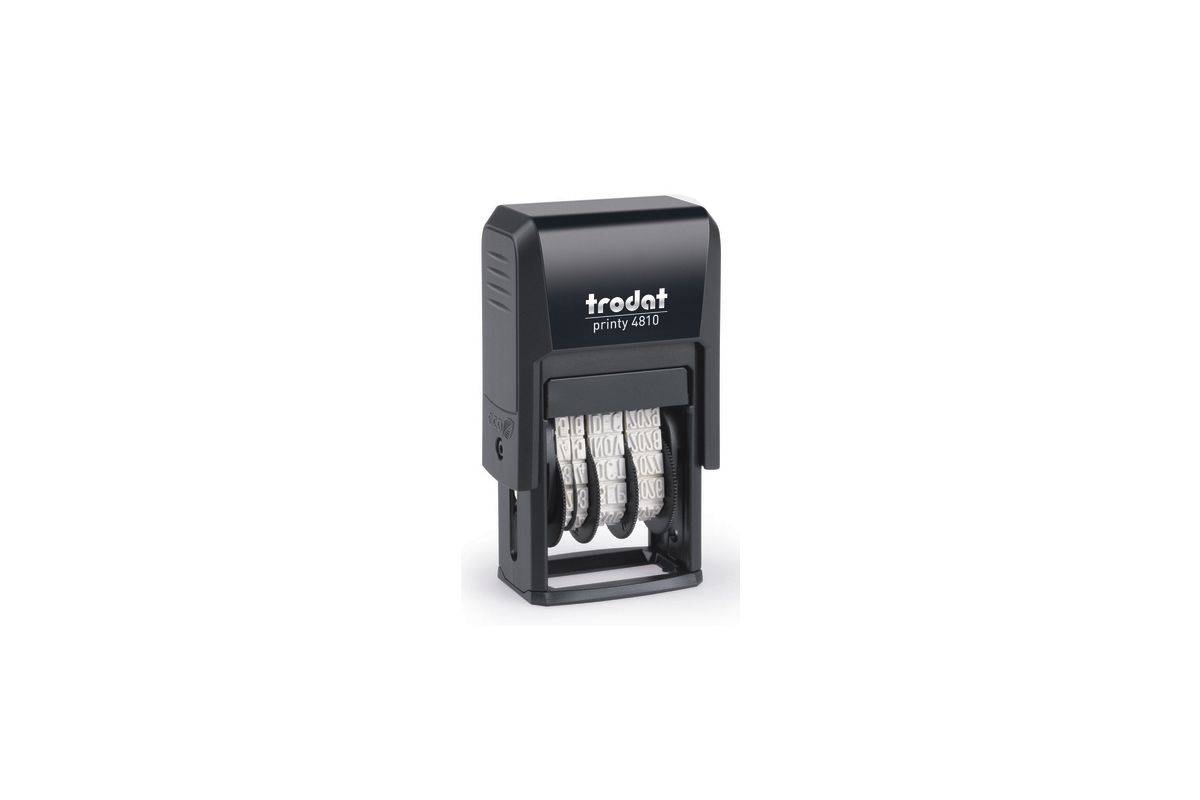 Trodat datumstempel Printy 4850/L1 Ontvangen + kussen bl/rot-0