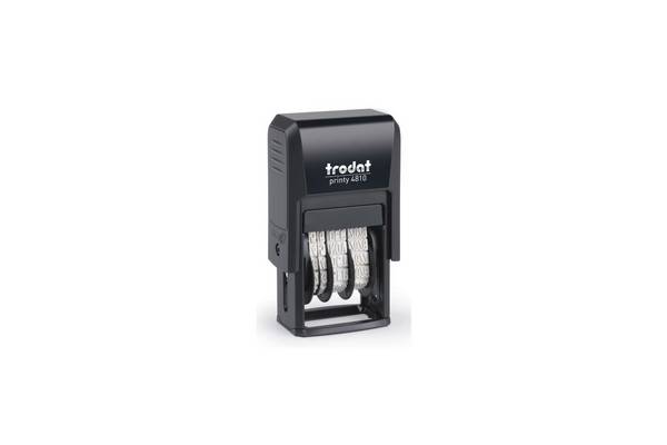 Trodat datumstempel Printy 4850/L1 Ontvangen + kussen bl/rot