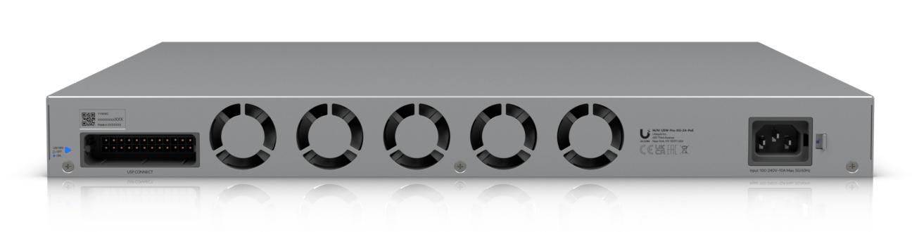 Symboolafbeelding voor Professionele Ubiquiti Layer 3 Etherlighting™ PoE+++ switch met 24 poorten, voorzien van (16) 10 GbE-, (8) 2,5 GbE- en (