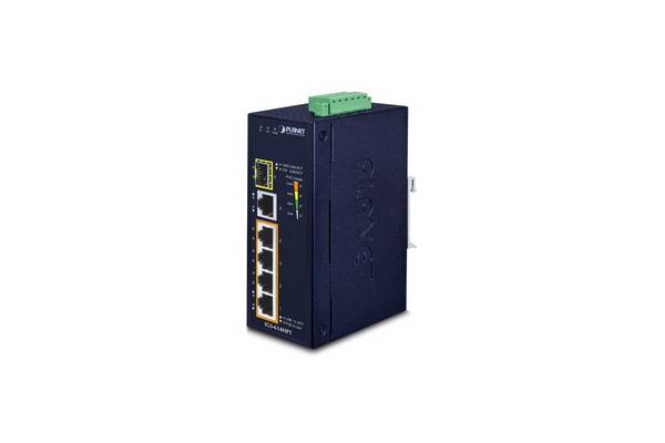 PLANET IGS-614HPT netwerkswitch, onbeheerd, Gigabit Ethernet (10/100/1000), Power over Ethernet (PoE), blauw