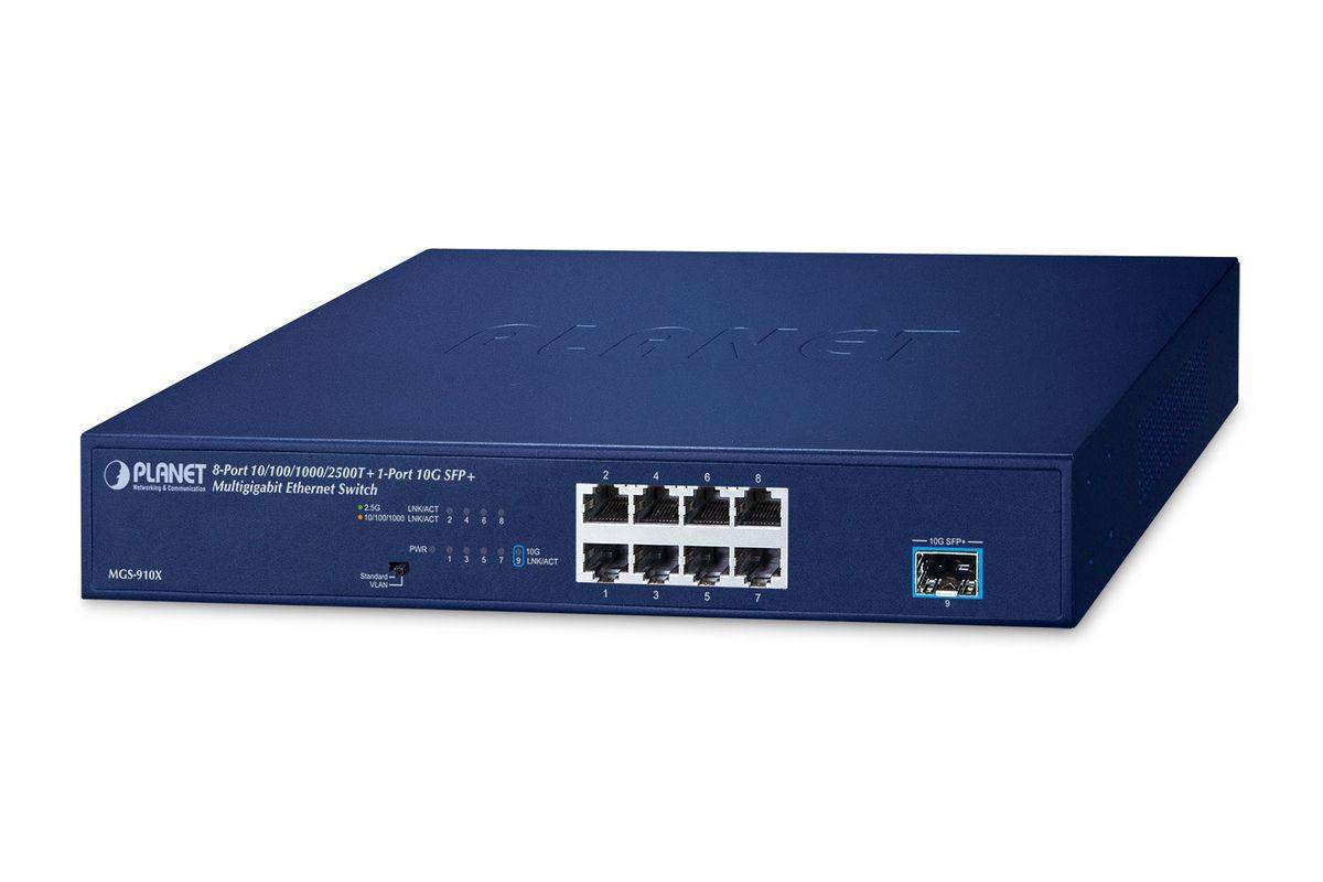 PLANET 8-poorts 10/100/1000/2500T + onbeheerde 2,5G Ethernet (100/1000/2500) blauw-0