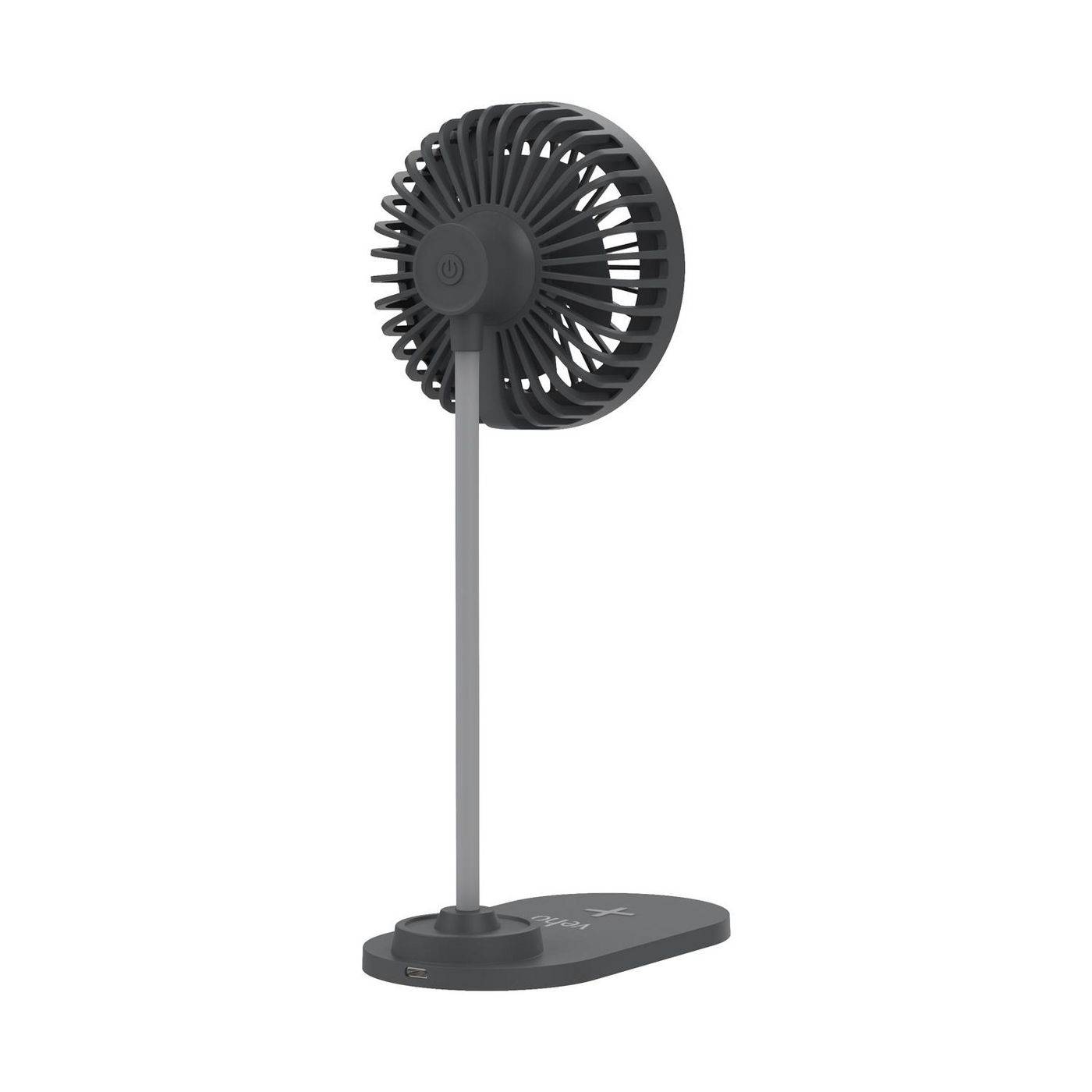 Veho Veho UF-2 3-in-1 USB-bureauventilator, smartphoneoplader en LED-lamp-2