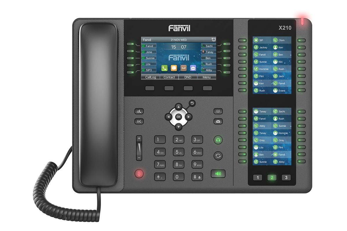 Fanvil SIP-telefoon X210 V2, een hoogwaardige zakelijke telefoon-0