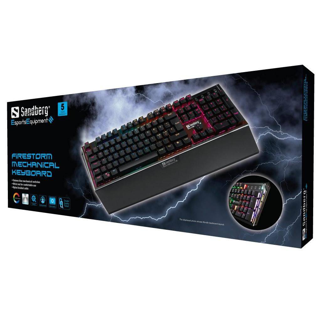 Sandberg FireStorm Mech Keyboard BE-1