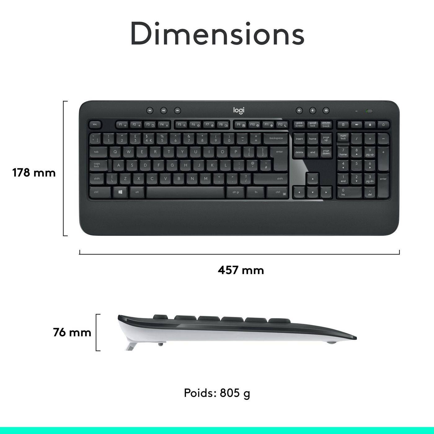 Symboolafbeelding voor LOGITECH MK540 toetsenbordmuispakket