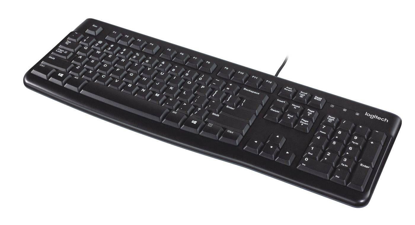 Logitech Keyboard K120 for Business toetsenbord Kantoor USB QWERTY US International Zwart-3