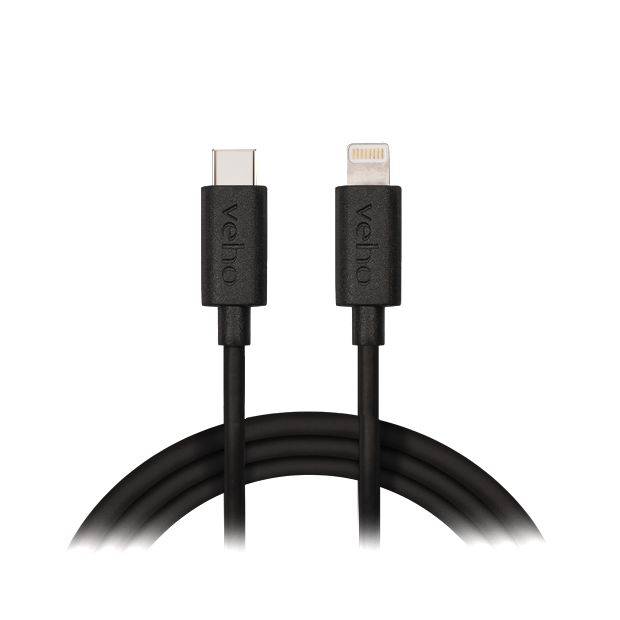 Laad en synchroniseer je Apple-apparaten met deze Apple MFI-goedgekeurde USB-C™ naar Lightning-kabel.-1