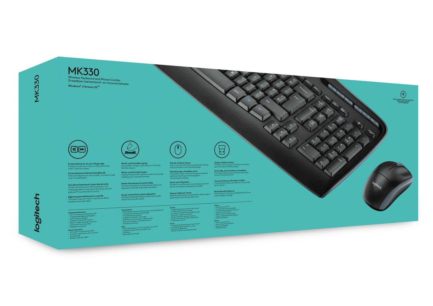 Symboolafbeelding voor Logitech draadloze combo MK330