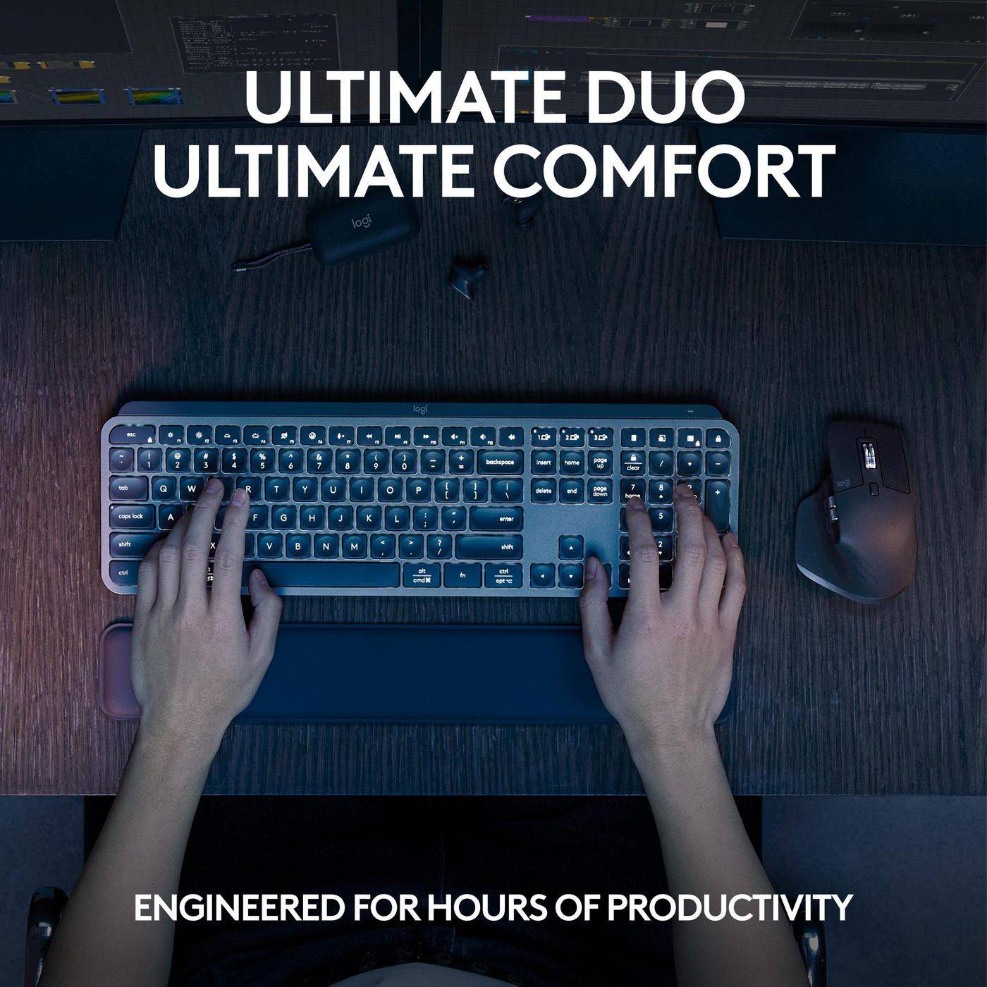Symboolafbeelding voor Logitech Master 920-011614 toetsenbord Inclusief muis Kantoor Bluetooth QWERTY US International G...