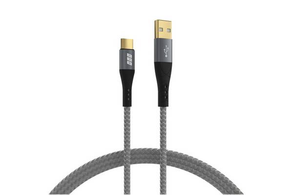 EFB Elektronik USB-AC-00003 USB-kabel USB 2.0 2 m USB A USB C Zwart, Grijs